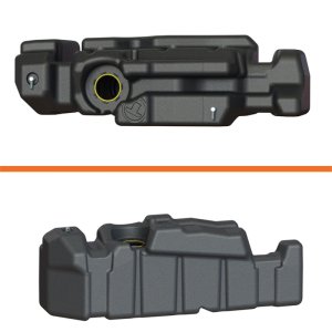 Chevrolet Silverado 2500 Fuel Tank - Titan Fuel Tanks - XXL Mid-Ship - black - `20-`24 Chevrolet Silverado 2500 Fuel Tank - Titan Fuel Tanks - XXL Mid-Ship - black - `20-`24